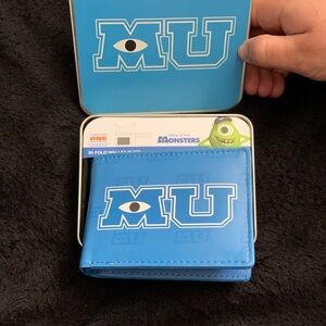 Monsters University Blue Wallet